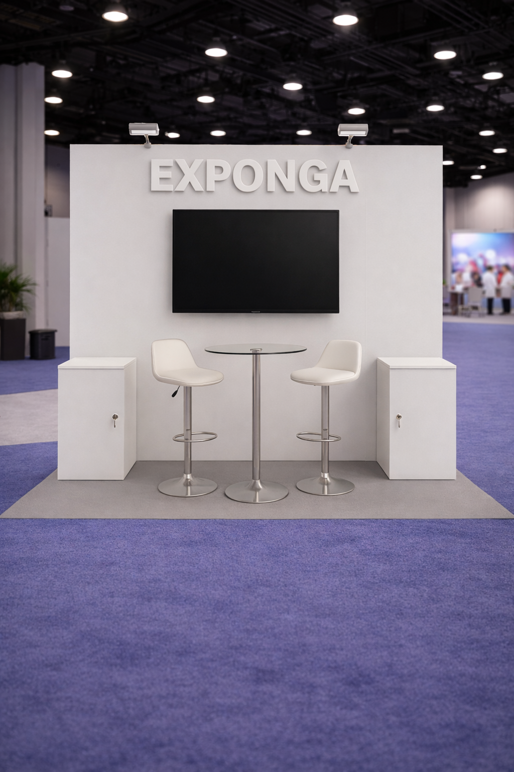 Stand with screen